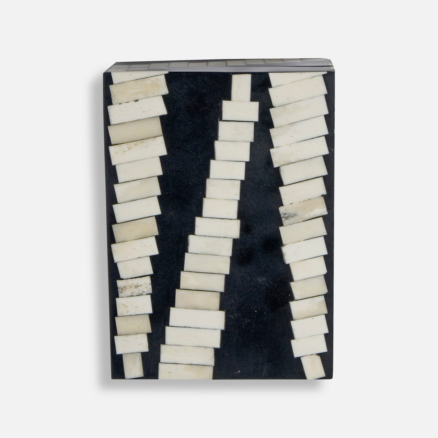 MONOCHROME - IVORY BLACK INLAY BOX SET OF TWO