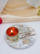 Mother of Pearl Tea Light Holder