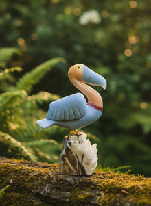 Gemstone Bird sculpture décor
