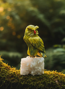 Gemstone Bird Statement Décor