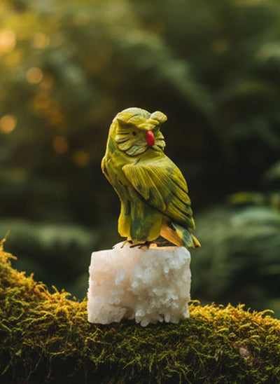 Gemstone Bird Statement Décor