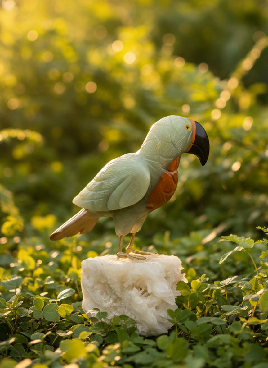 Natural Gemstone Bird