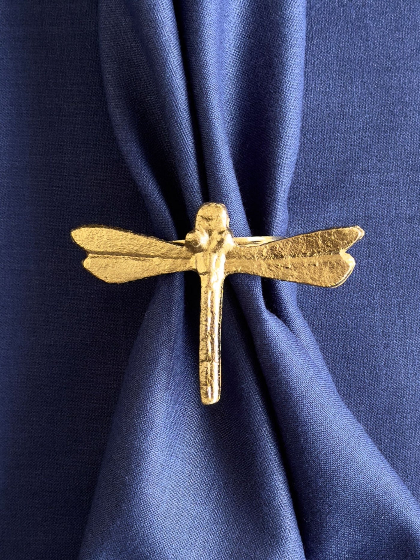 Metal Napkin Ring Dragonfly Set of 4