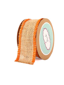 Natural Jute With Edging Ribbon