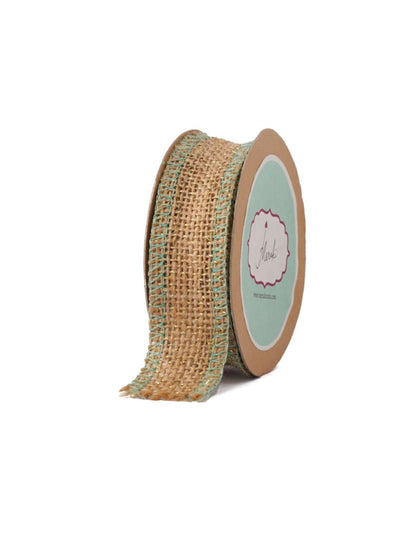 Natural Jute With Edging Ribbon