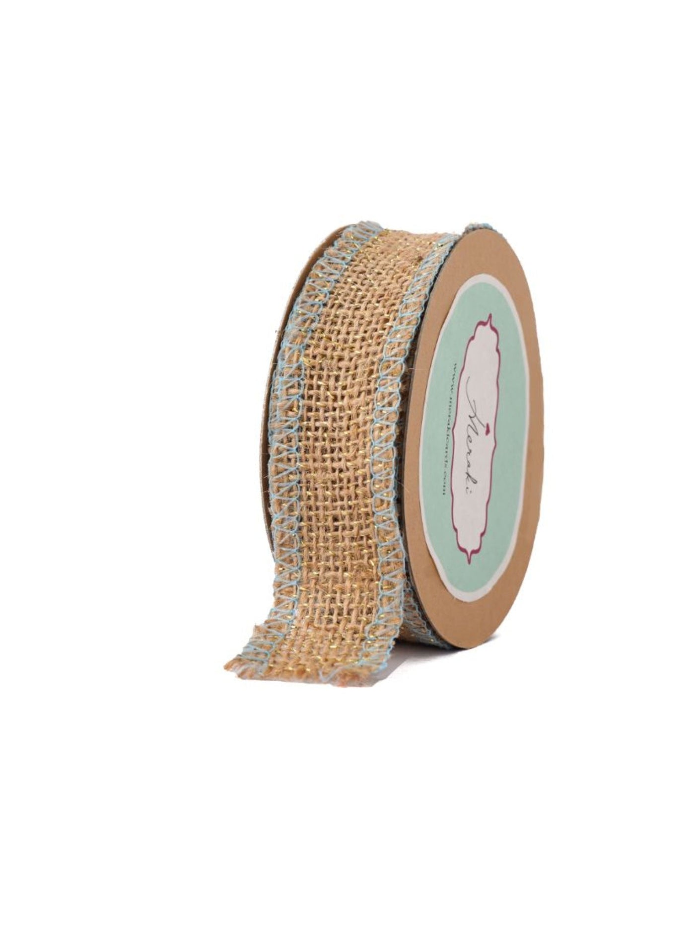 Natural Jute With Edging Ribbon