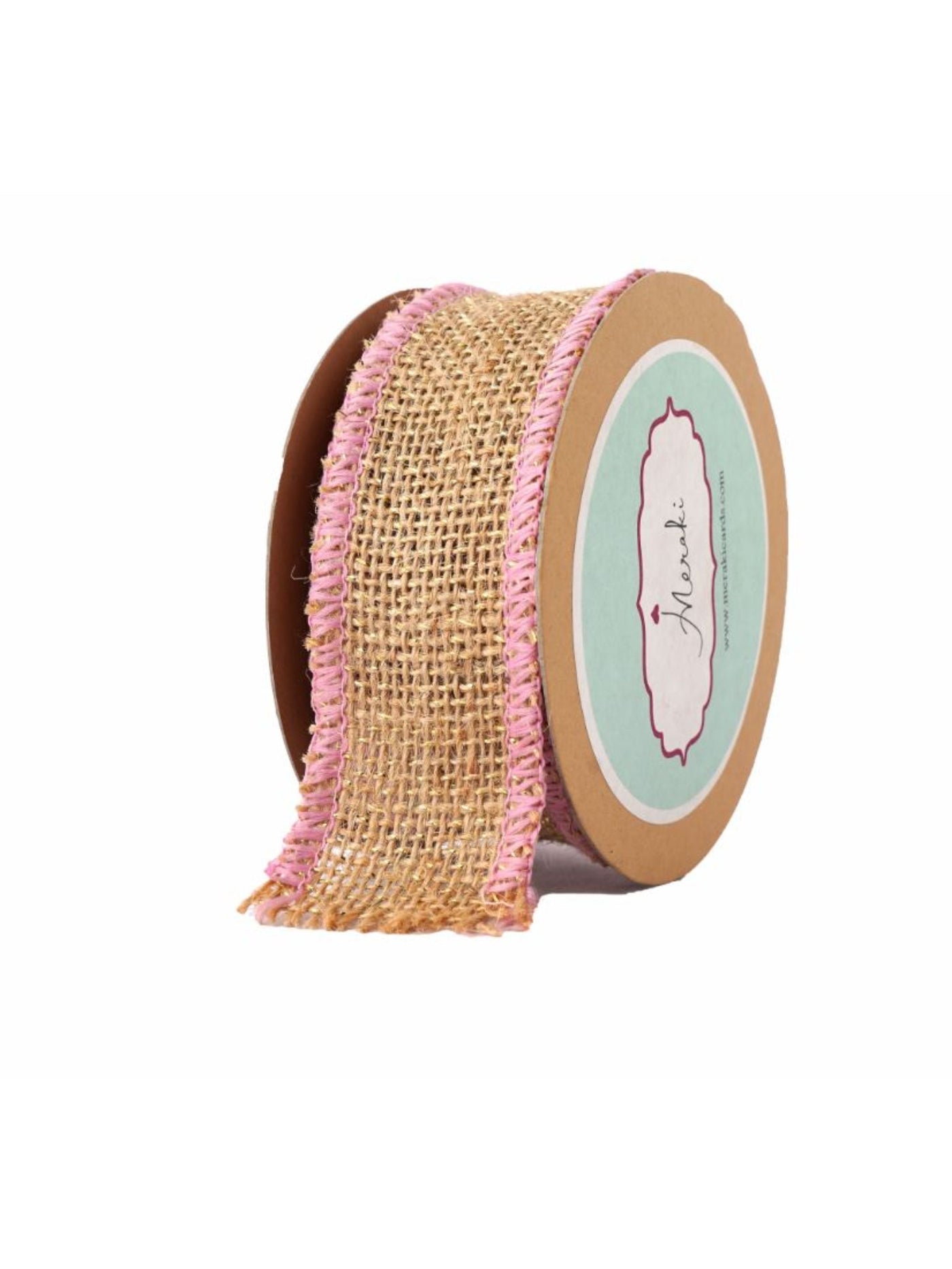 Natural Jute With Edging Ribbon