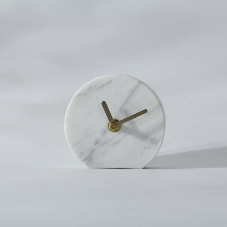 Marble Desk Clock
