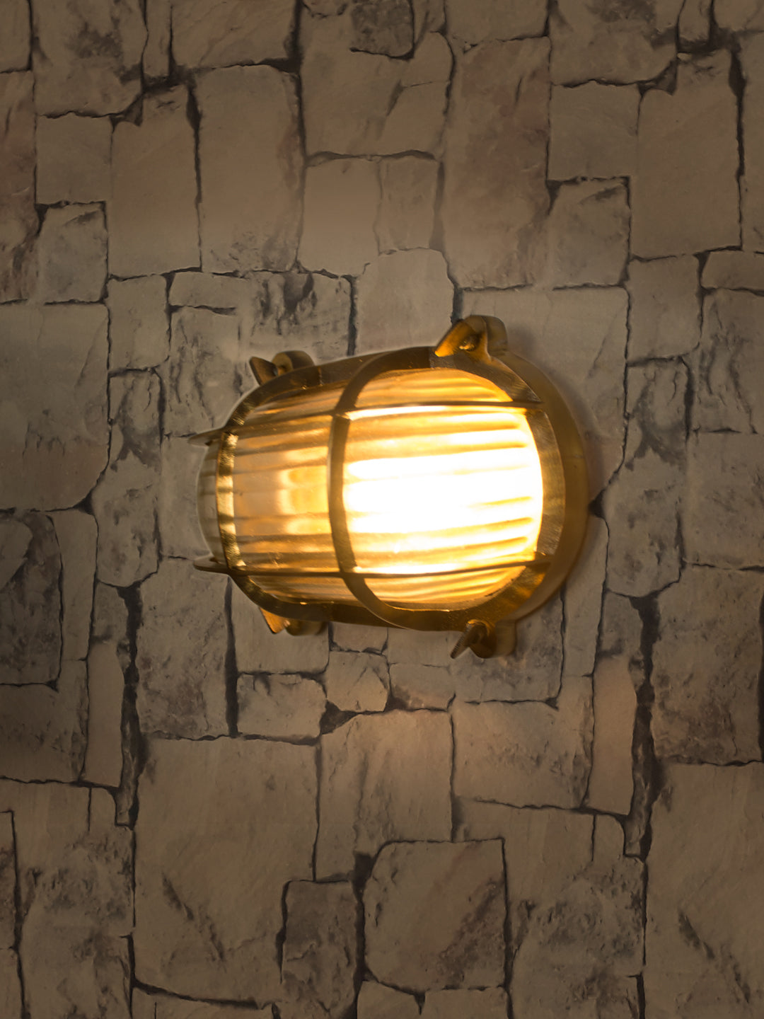 Nautical steampunk bulkhead sconce light fixture
