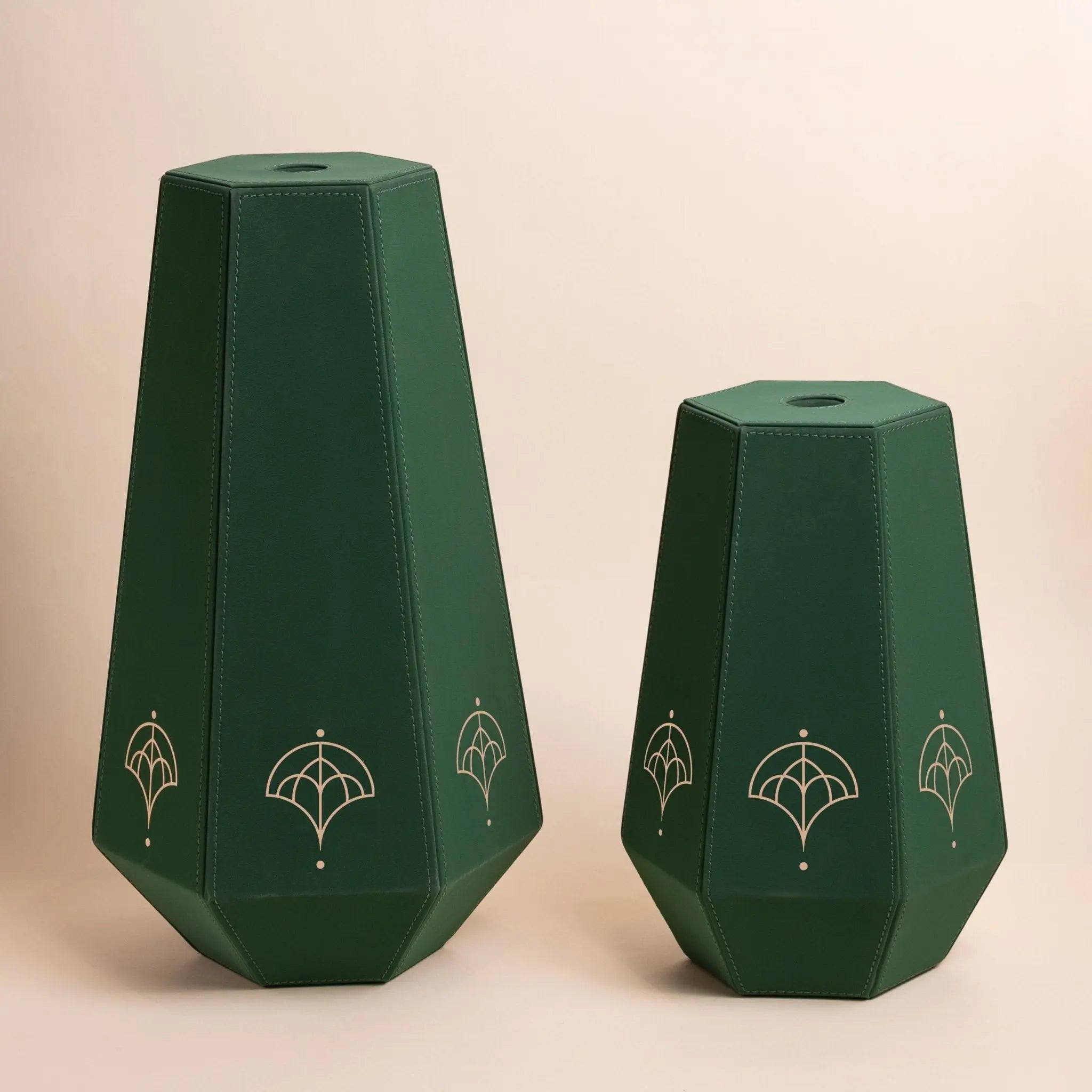 Naxora Vase Set - Bottle Green - Sepia Homes