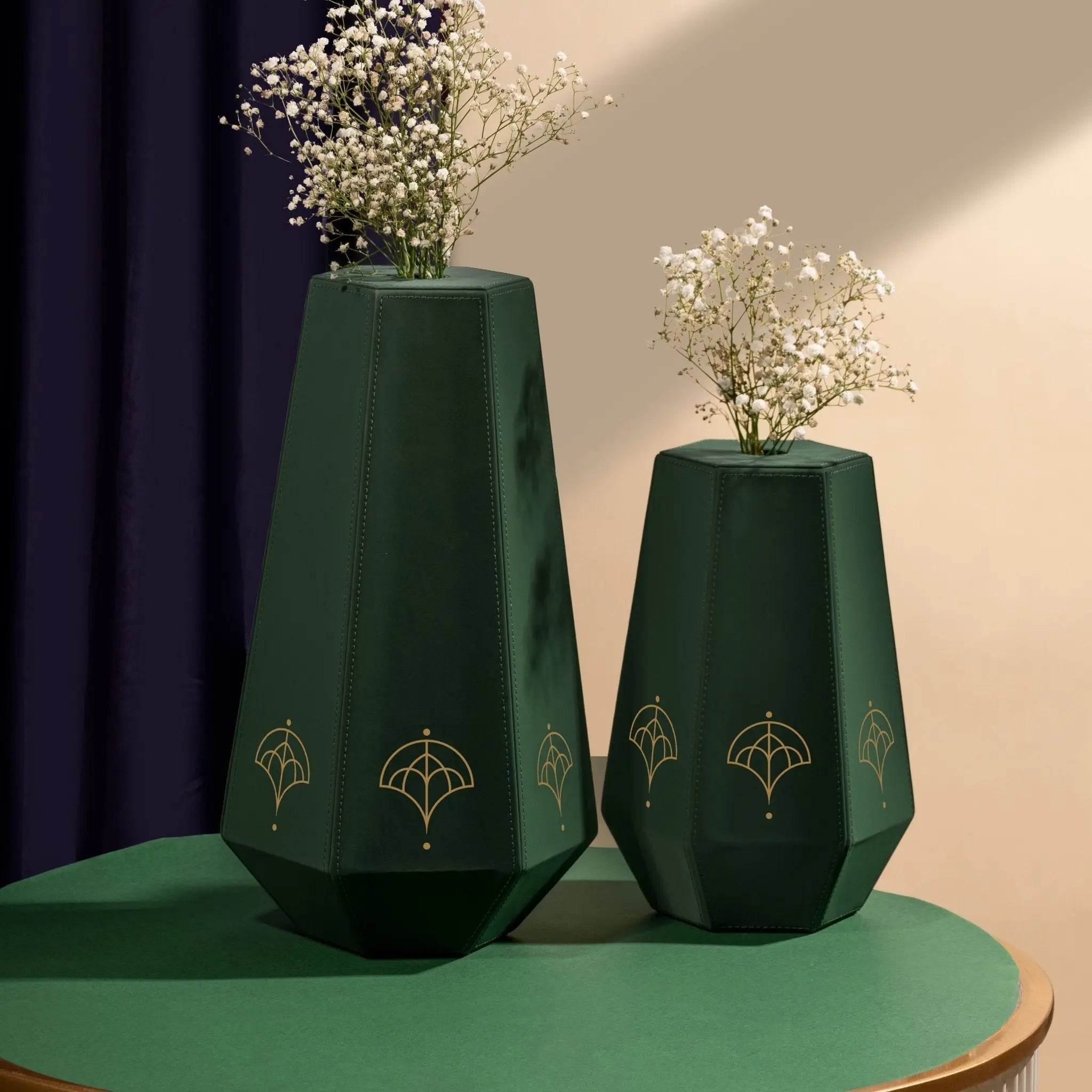 Naxora Vase Set - Bottle Green - Product Image 