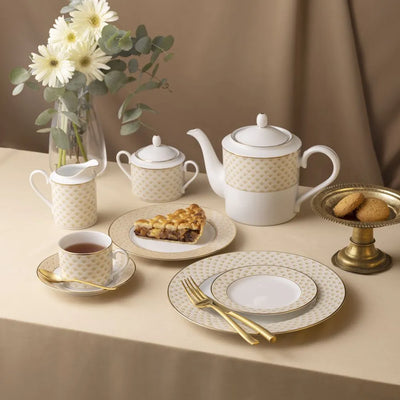 Trocadero Gold 21-Piece Dinner Set