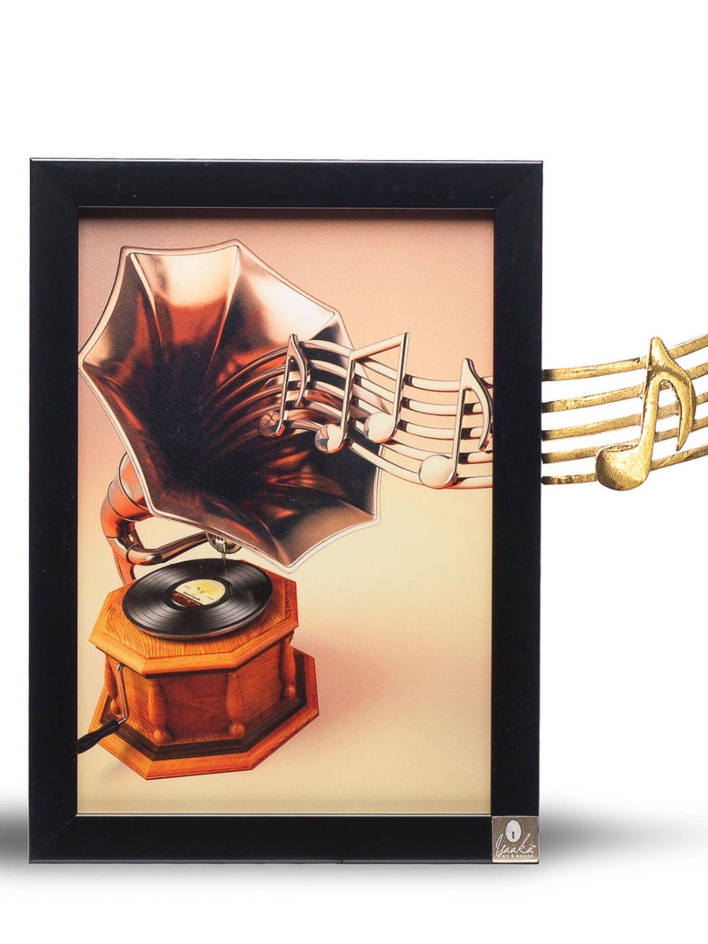 Notes Gramophone Wall Art