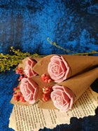 Candle Flower Bouquet Sets - Nude Rose
