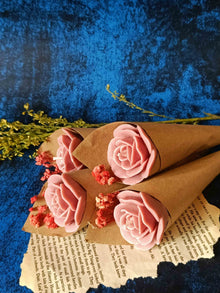 Candle Flower Bouquet Sets - Nude Rose