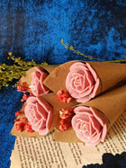Candle Flower Bouquet Sets - Nude Rose