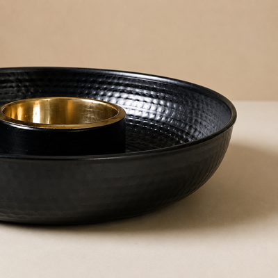 Obsidian - Dip & Chip Serving Platter