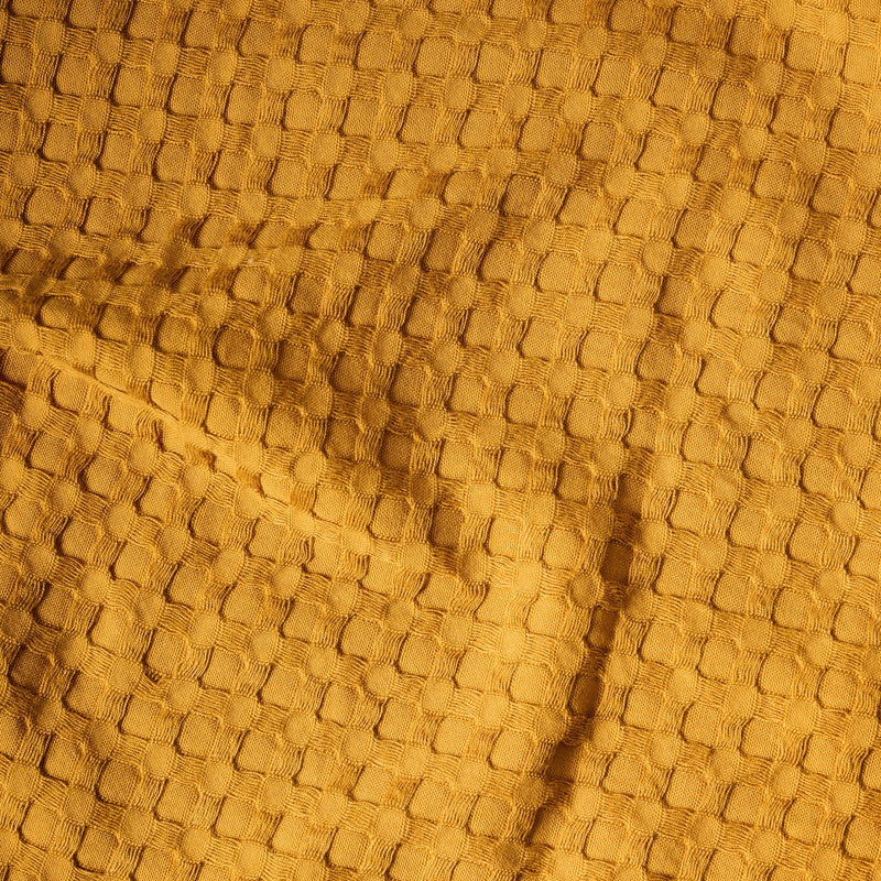 Ochre | Cotton Bamboo | Waffle | Face Towels - Set of 2
