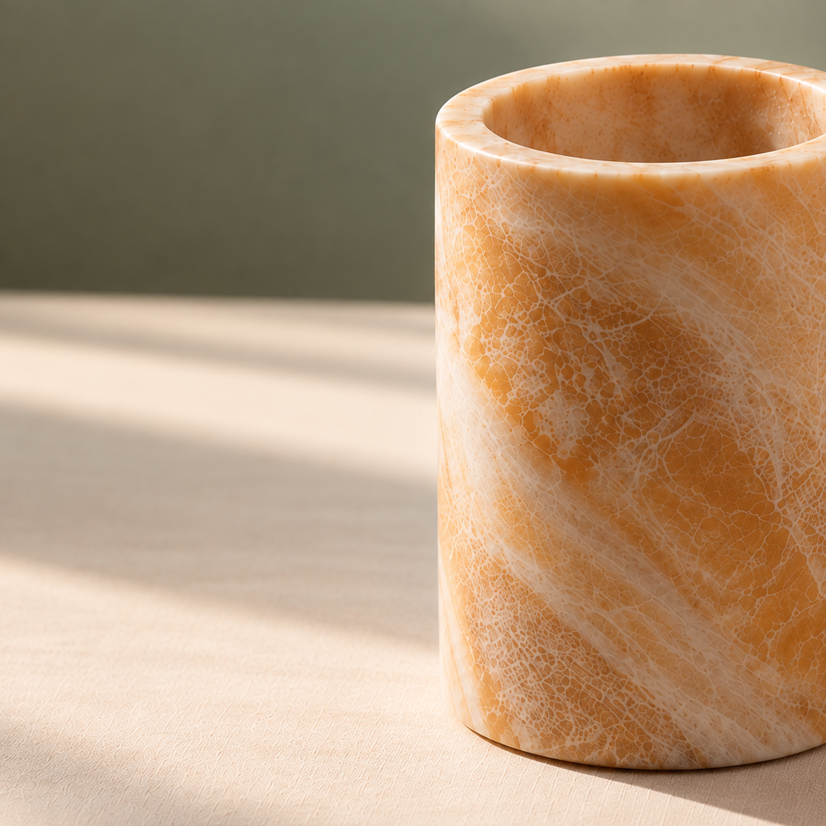 Onyx Stone Pot - Mini Desk Planter