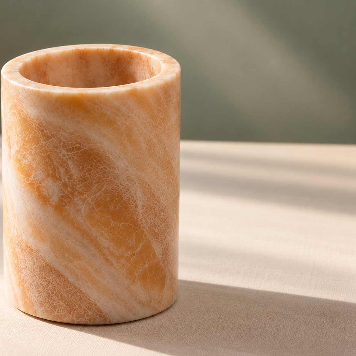 Onyx Stone Pot - Mini Desk Planter