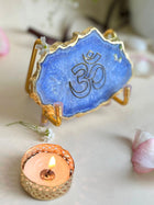 OM Metal Holder with  Agate