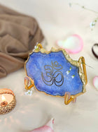 OM Metal Holder with  Agate