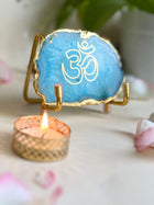 OM Metal Holder with  Agate