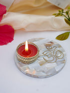 Mother of Pearl Tea Light Holder