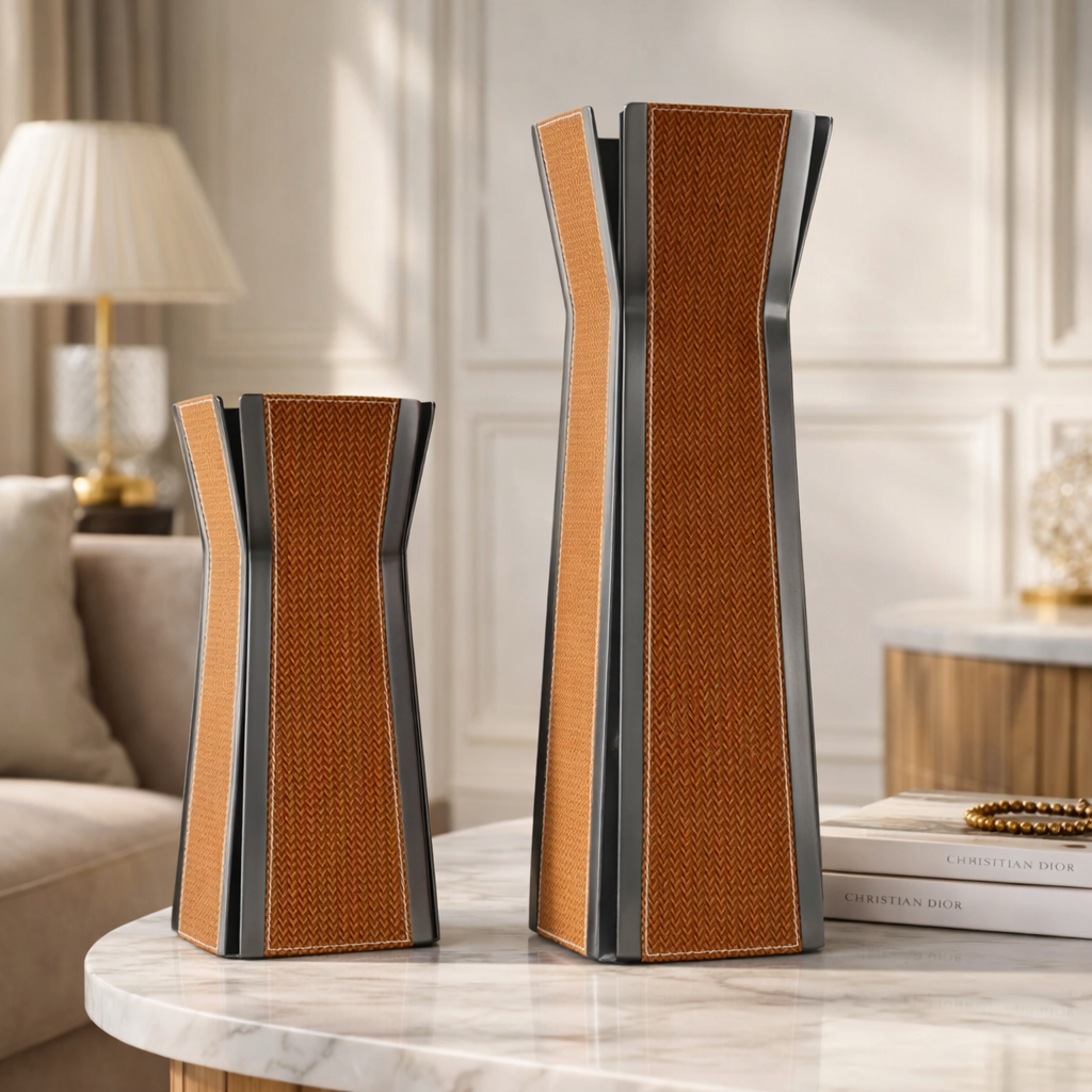 Orange Nordic Vase - Small