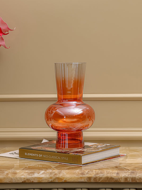 Orange Ombre Vase - Tall