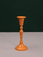Orange Tapered Candle Stand