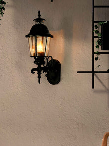 Ornate Lantern Style Outdoor Wall Light