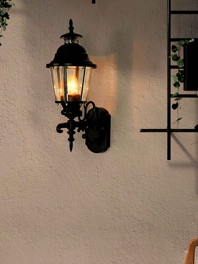 Ornate Lantern Style Outdoor Wall Light