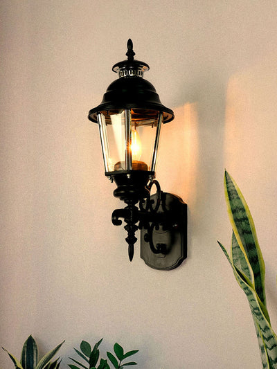 Ornate Lantern Style Outdoor Wall Light