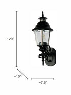 Ornate Lantern Style Outdoor Wall Light