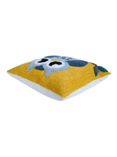 Owl Embroidered Cushion