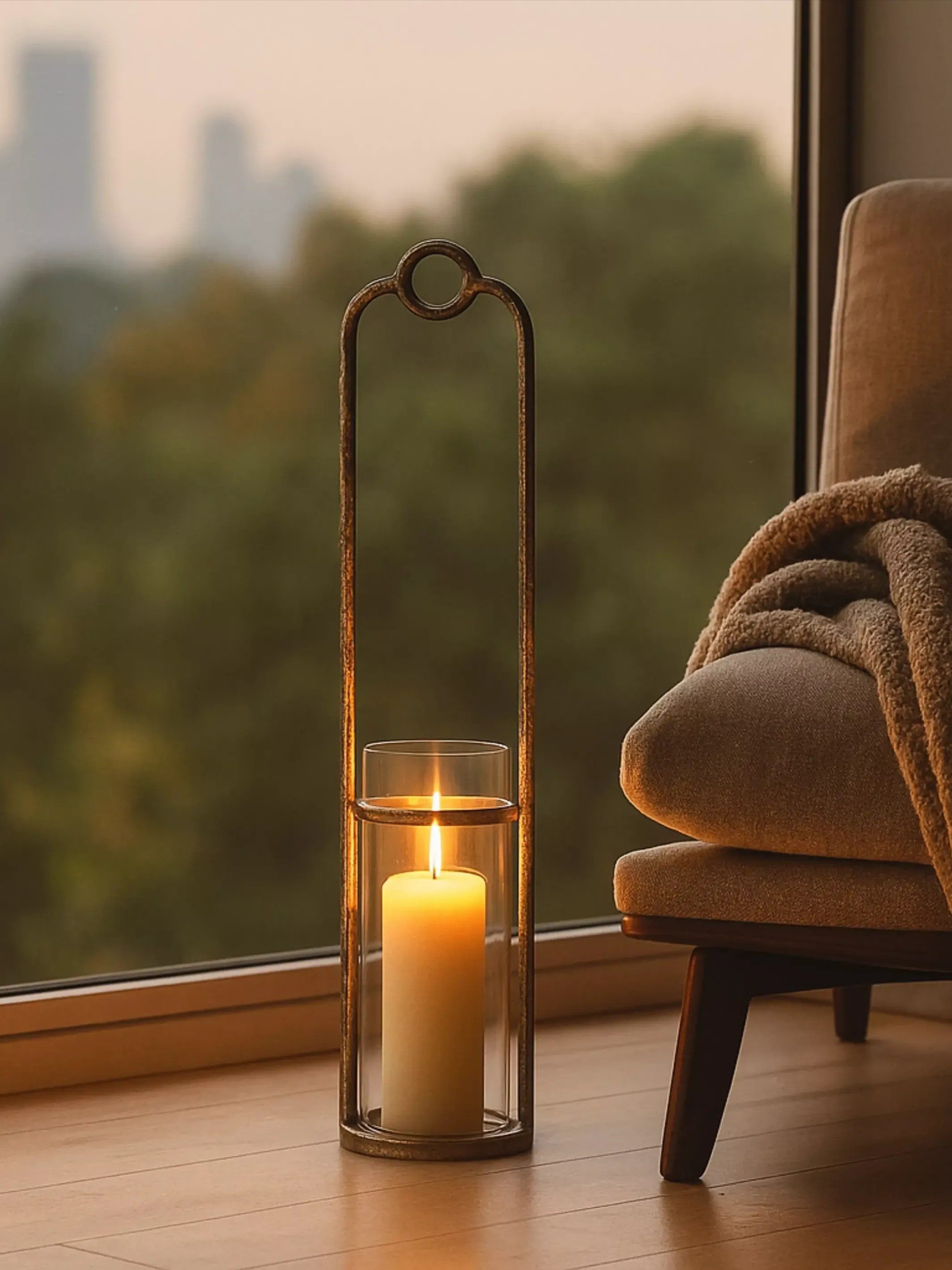 Oxidized Ember Lantern Large - Product Image 