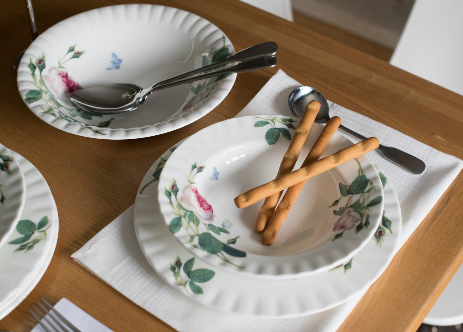 Palace Garden Fluted Soup Plate (Set of Six)