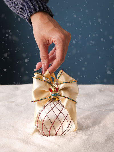 Pastel Glam - Handcrafted Glass Bauble