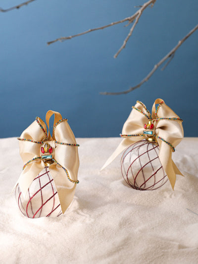 Pastel Glam - Handcrafted Glass Bauble