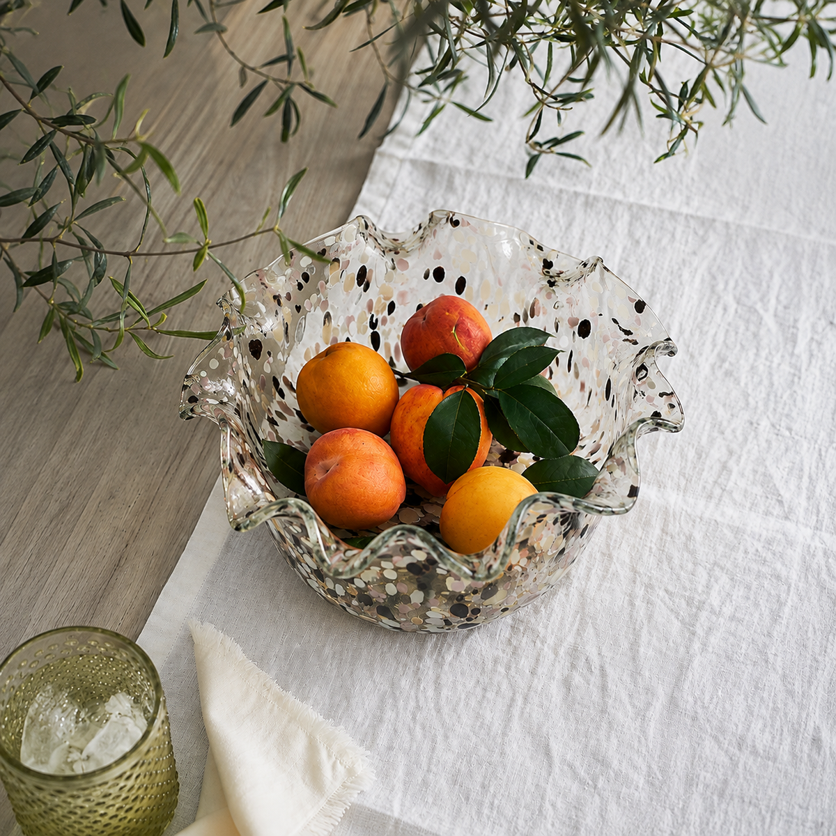 Clara  – Glass popcorn Bowl