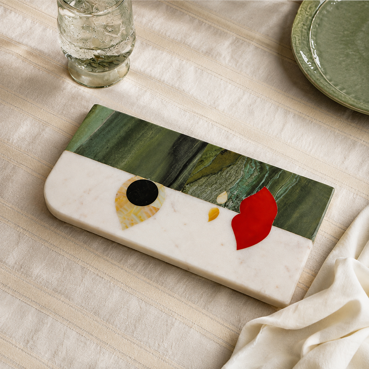 Ceclia - Marble Inlay Platter