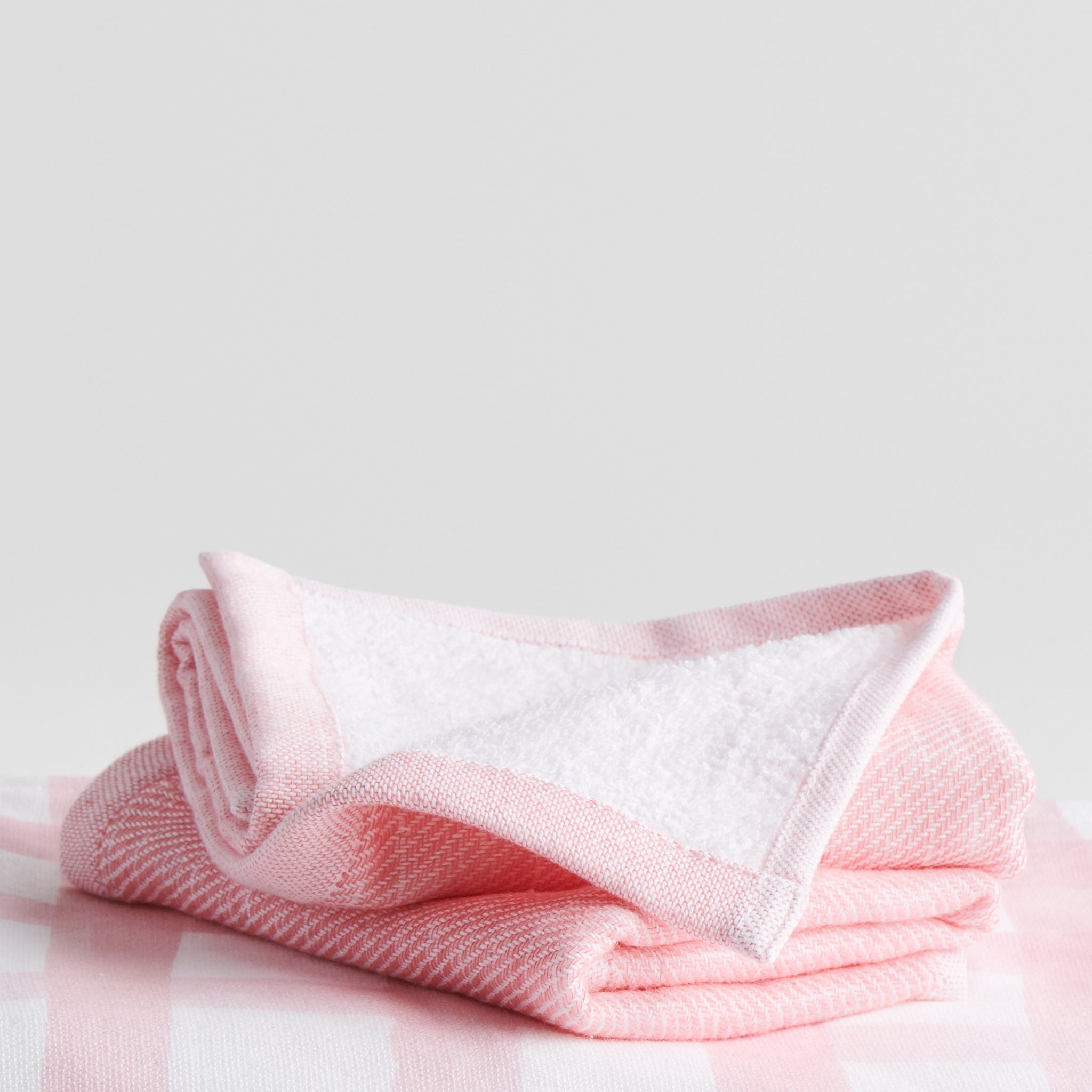 Peach | Cotton | Hammam Terry | Face Towels - Set of 2