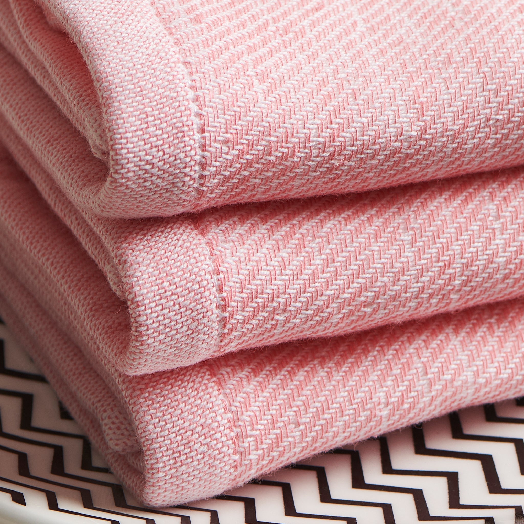 Peach | Cotton | Hammam Terry | Face Towels - Set of 2