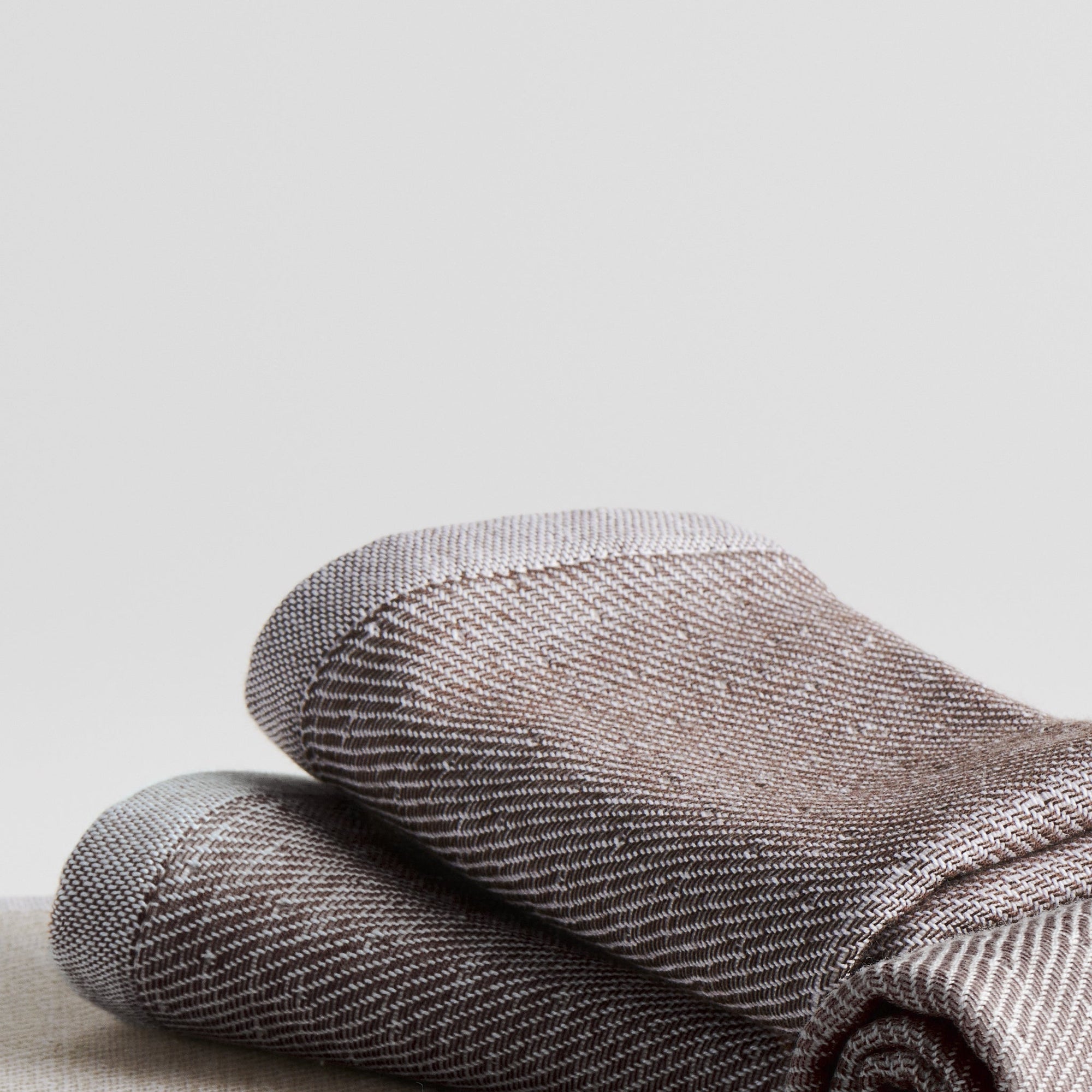 Peat  | Cotton Bamboo | Hammam Terry | Face Towels - Set of 2