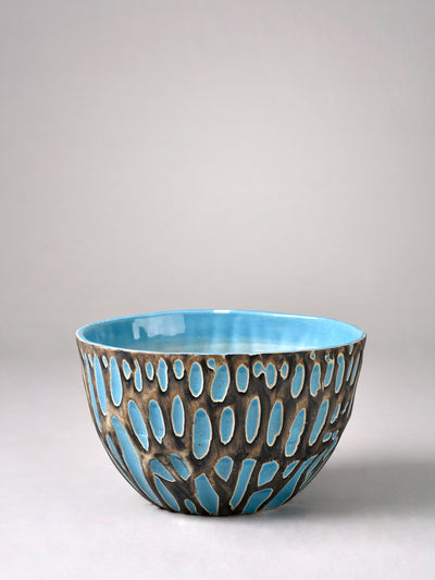 Pebble Embossed Ceramic Bowl Planter