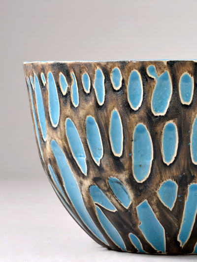 Pebble Embossed Ceramic Bowl Planter