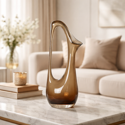 Penguin Sculpture - Smoke Grey