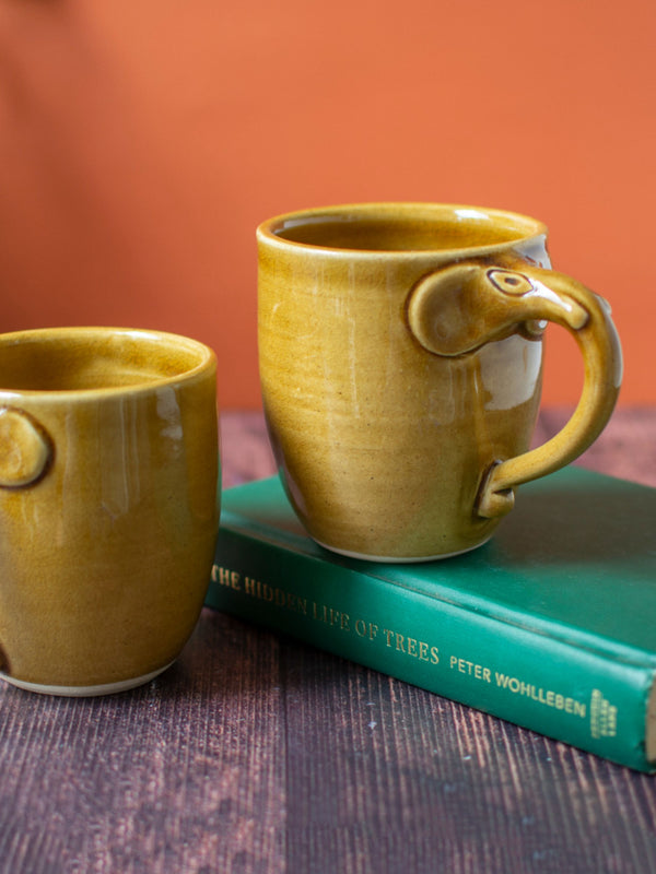 Periyar Mug Set of 2- Ochre