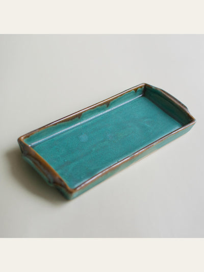 Periyar Mug Set with Platter- Turquoise